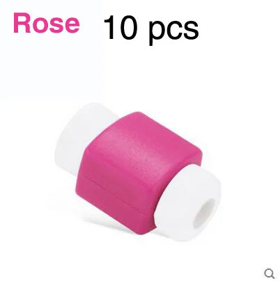 10 pcs/lot protecteur mignon câble écouteurs
