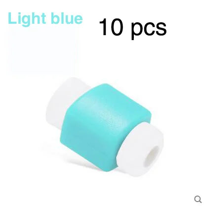10 pcs/lot protecteur mignon câble écouteurs