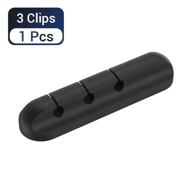 Organisateur de fil de câble en Silicone