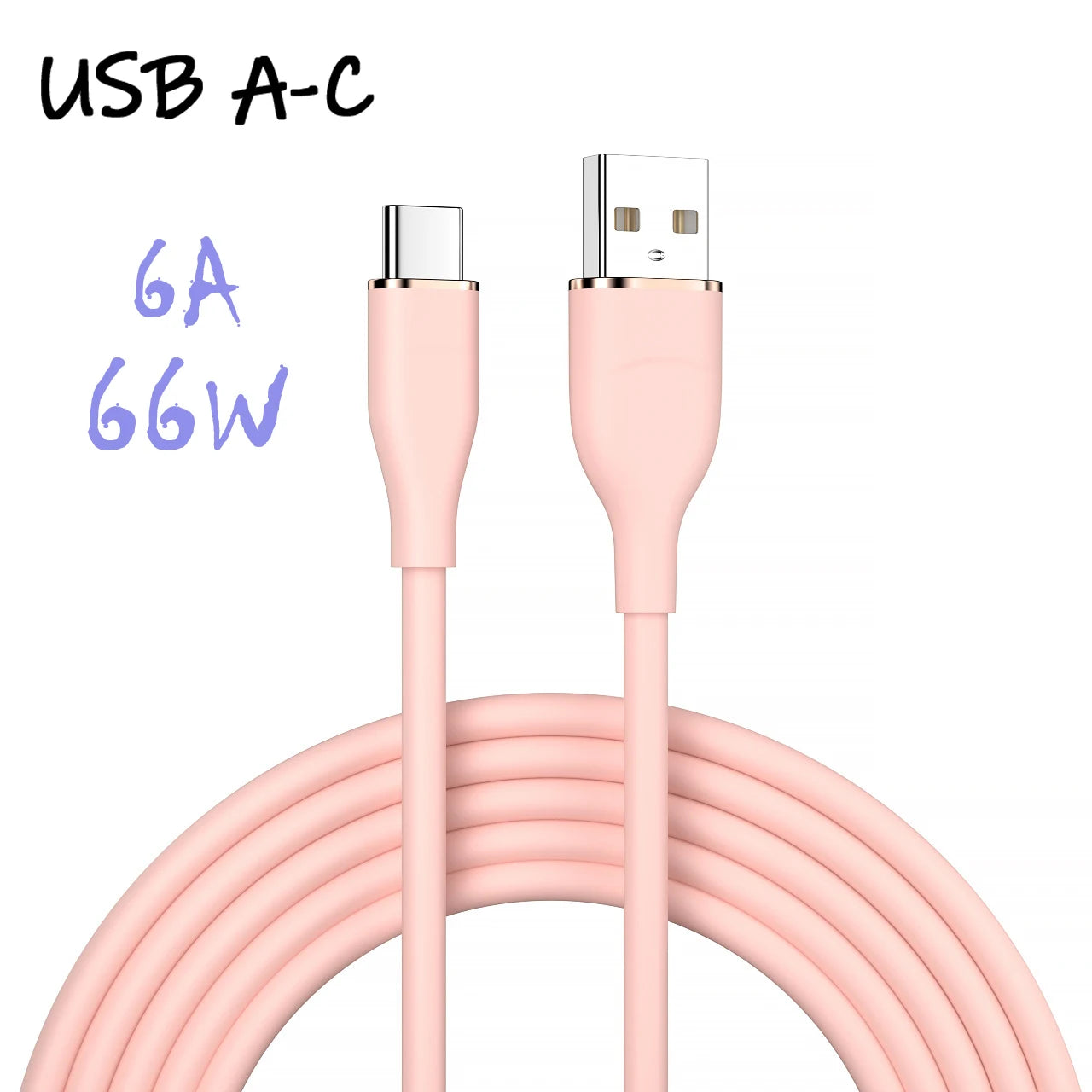 UGOURD câble de charge rapide USB-Type C à C en silicium liquide 66W USB vers C PD 60W 45W 27W