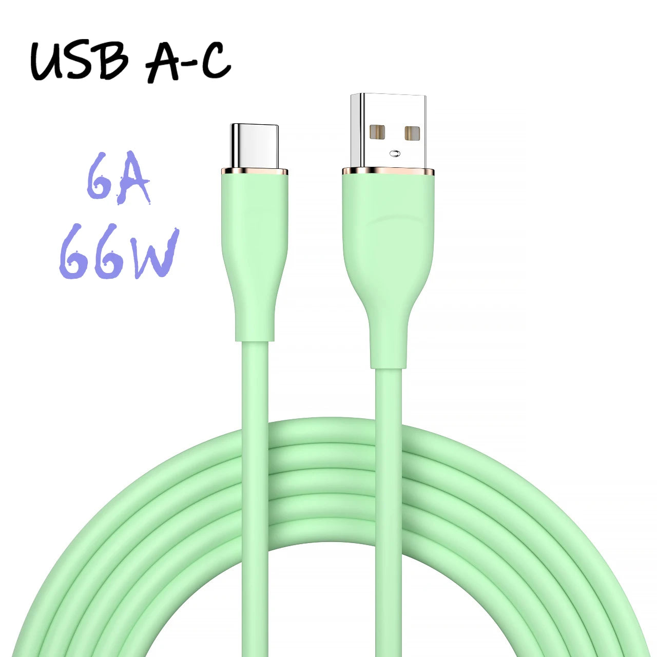 UGOURD câble de charge rapide USB-Type C à C en silicium liquide 66W USB vers C PD 60W 45W 27W
