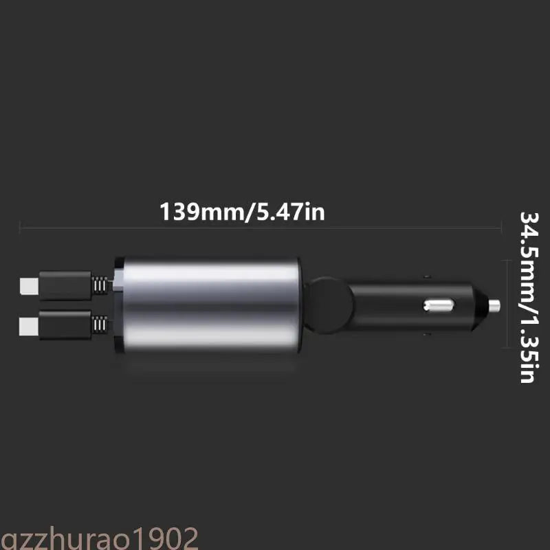 Câble 97QB Type C rapide Chargeur téléphone portable rétractable pour tablette des smartphones