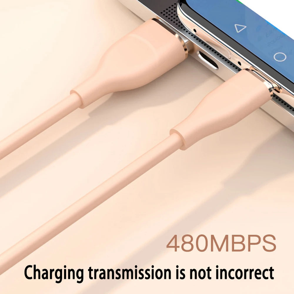 UGOURD câble de charge rapide USB-Type C à C en silicium liquide 66W USB vers C PD 60W 45W 27W