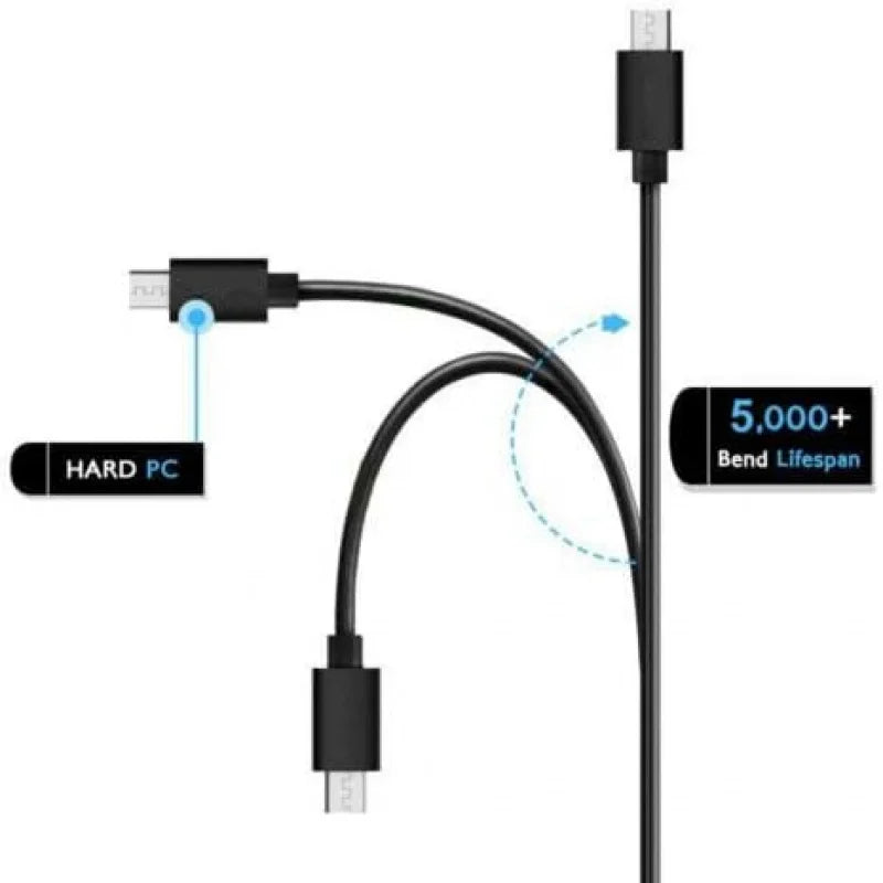 5ft Micro USB câble de charge cordon d'alimentation