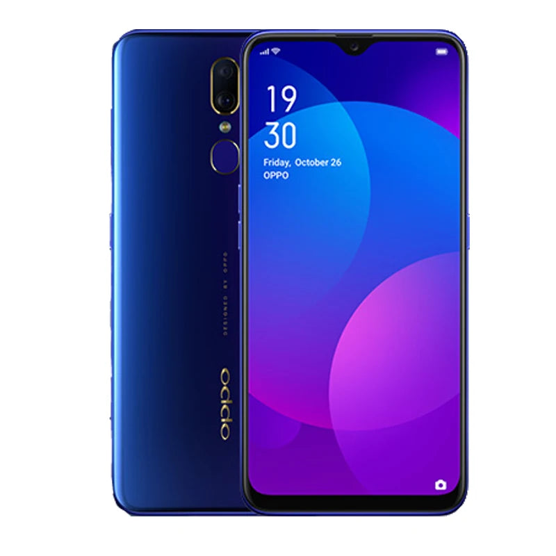 OPPO F11 smartphone global firmware CPU Helio P70 4020 mAh battery 6.53 inch rear camera 16MP used phone
