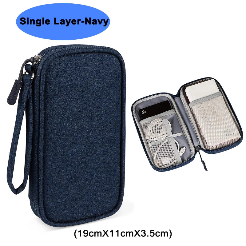 sac à fermeture éclair chargeur de téléphone portable