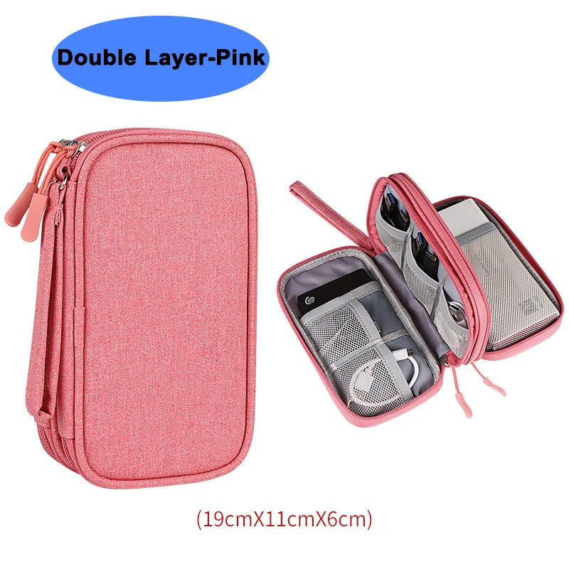 sac à fermeture éclair chargeur de téléphone portable