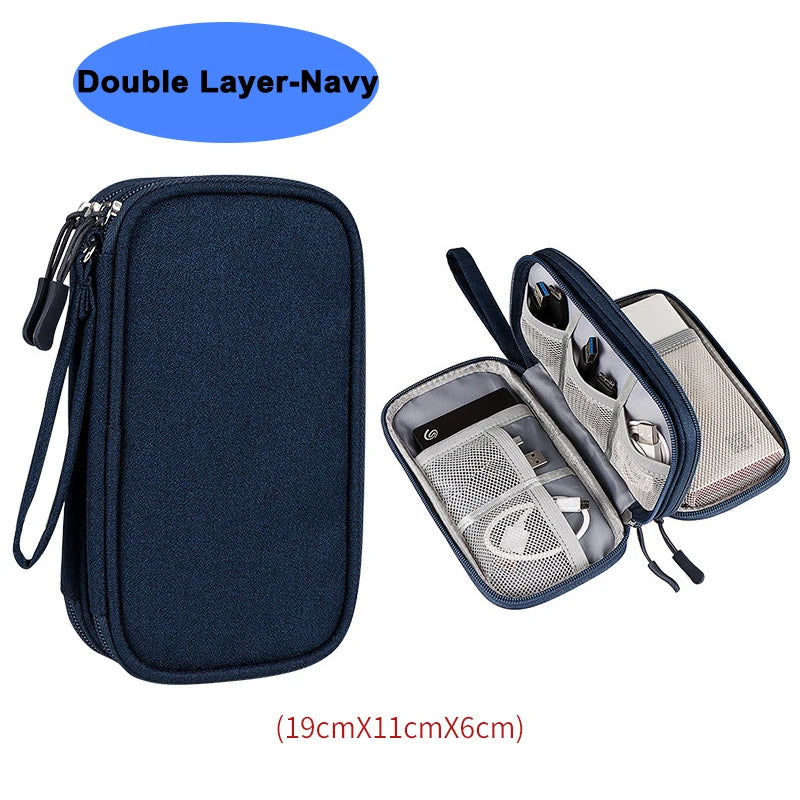 sac à fermeture éclair chargeur de téléphone portable