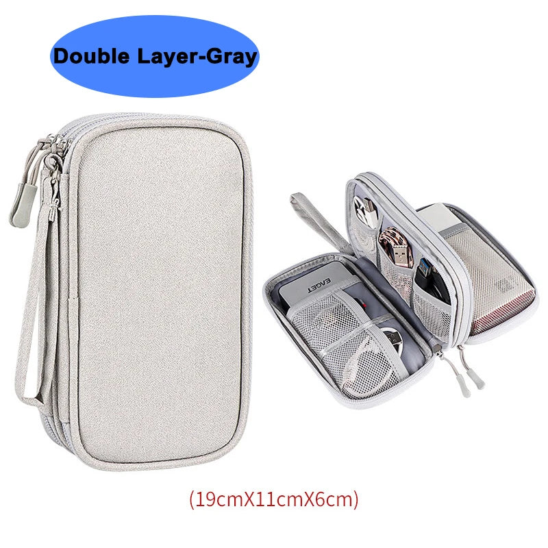 sac à fermeture éclair chargeur de téléphone portable