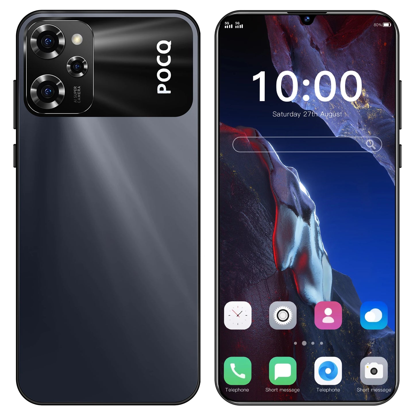 POCO M6 Pro 5G double SIM fonction de veille 7.3 pouces