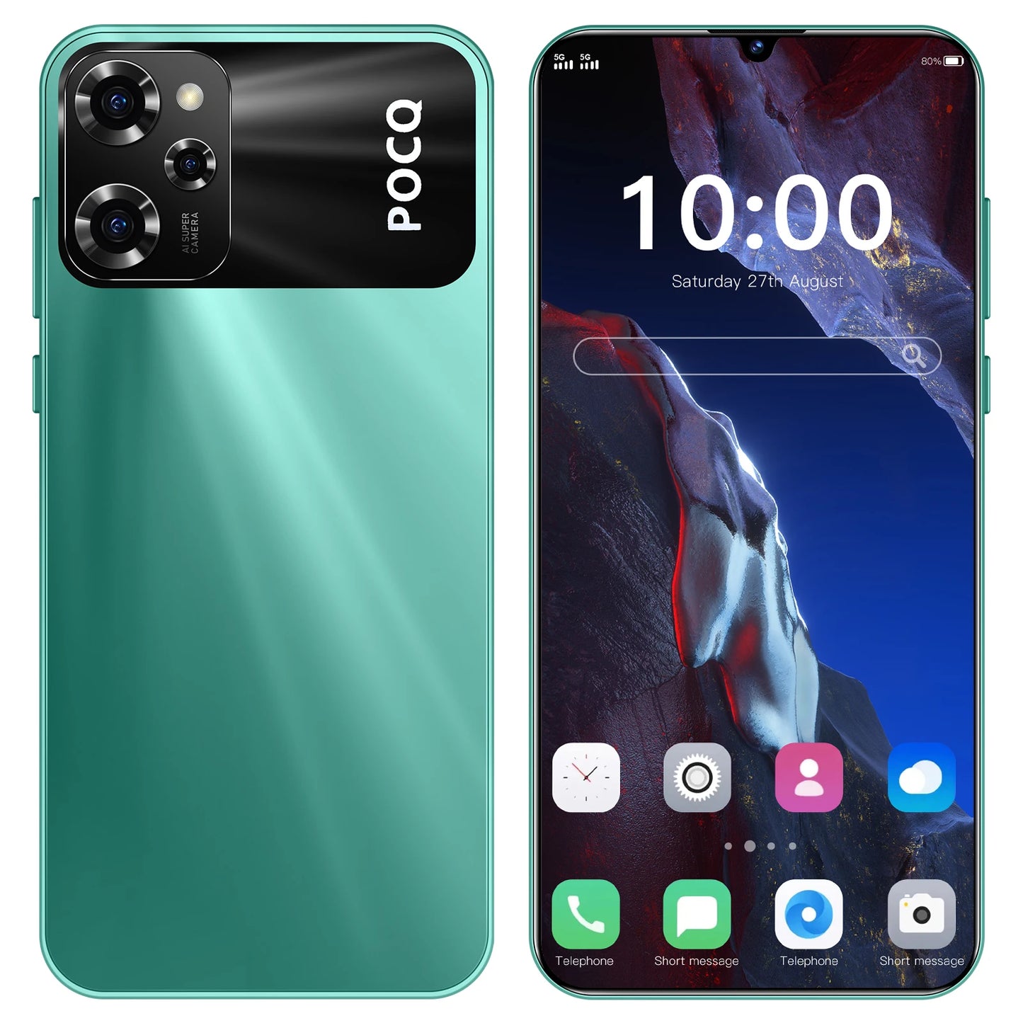 POCO M6 Pro 5G double SIM fonction de veille 7.3 pouces
