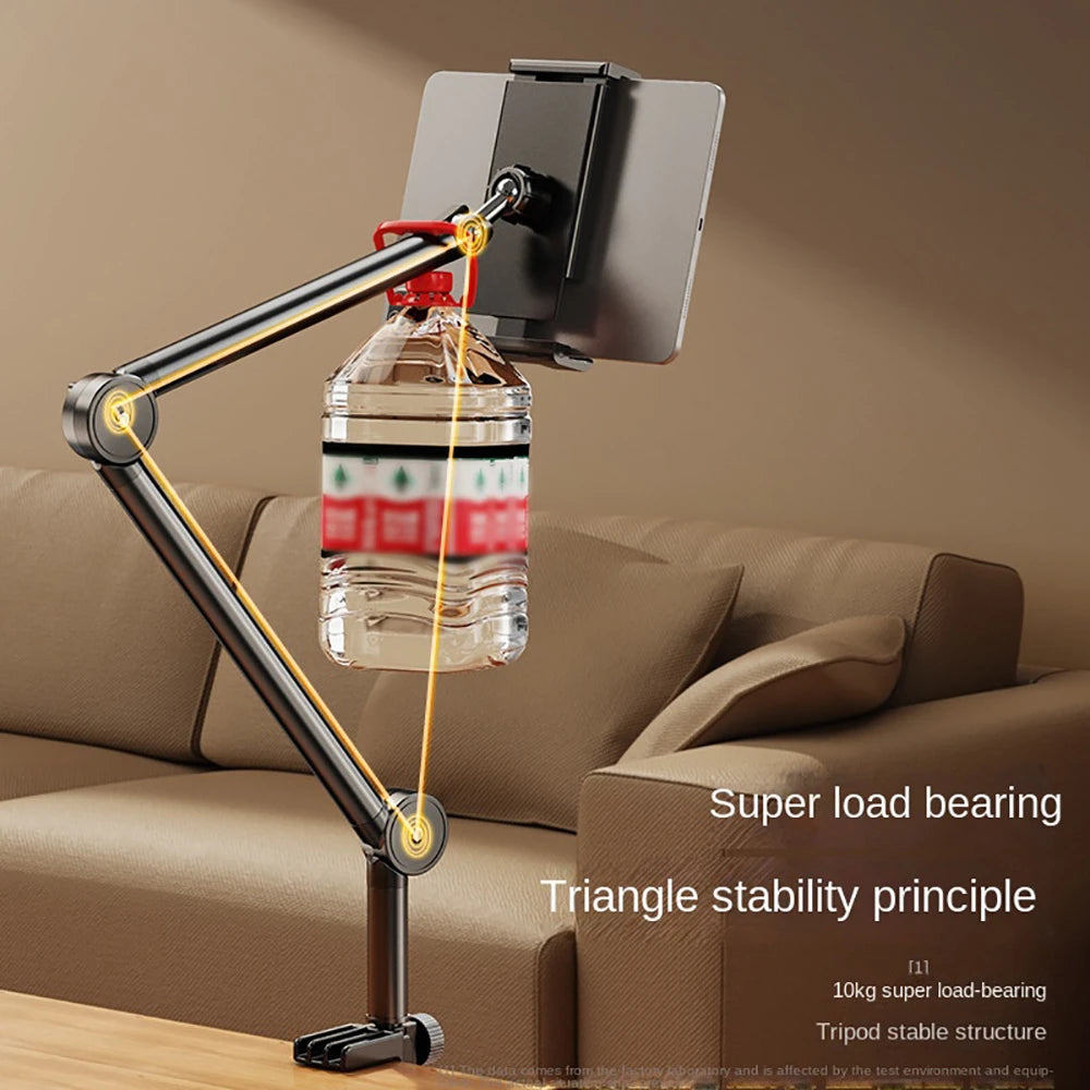 Support de tablette pour bureau de lit, support pour IPad avec bras en métal flexibles