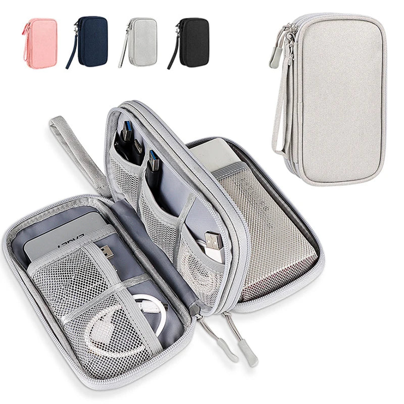 sac à fermeture éclair chargeur de téléphone portable