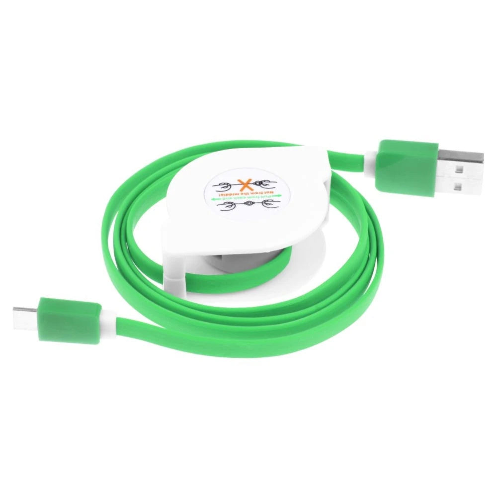 5 pcs/lot 1M USB-C Type C à USB Rétractable Type C Données DivisCharger Câble