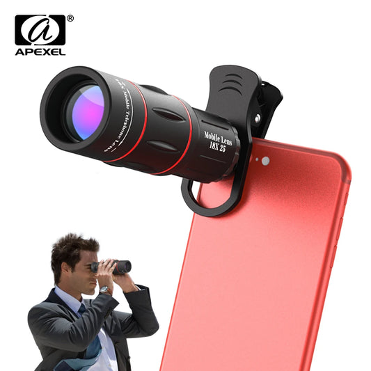 APEXEL universel 18x25 monoculaire Zoom HD avec trépied pour Smartphone