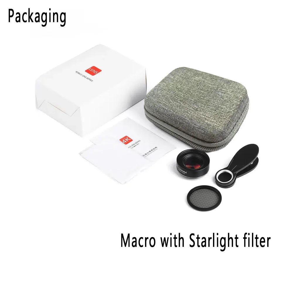 Objectif Macro longue Distance 30-120mm, Clip universel professionnel