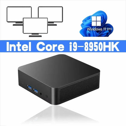 2025 nouveau Windows 11 Intel N5095A/I9-8590HK ordinateur de bureau/à usage domestique BT5.2 Mini PC 16GB 2TB SSD Mini PC de jeu Portable