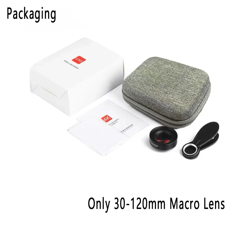 Objectif Macro longue Distance 30-120mm, Clip universel professionnel