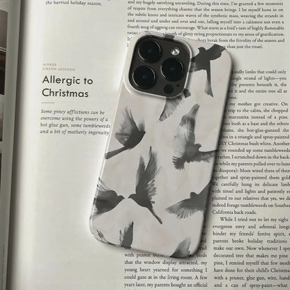 Coque de Iphone créative INS Flying White Pigeon Chic