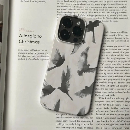 Coque de Iphone créative INS Flying White Pigeon Chic