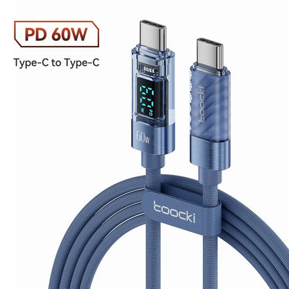 Toocki-Câble USB Type-C vers Type-C, 100W