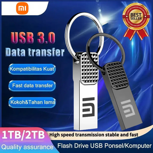 Xiaomi 2 to USB 3.2 clé USB haute vitesse métal U disque TypeC clé étanche pour PC téléphone transfert de données Portable
