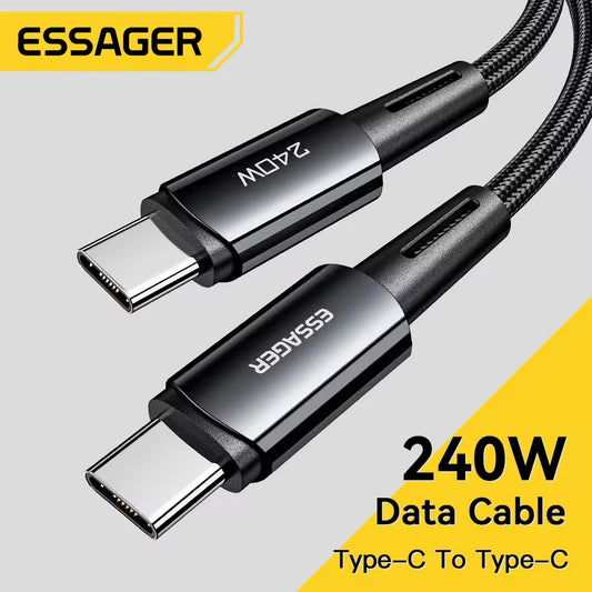câble USB 6A pour Xiaomi 12Pro Redmi K50 Note 11Pro Black Shark 5Pro