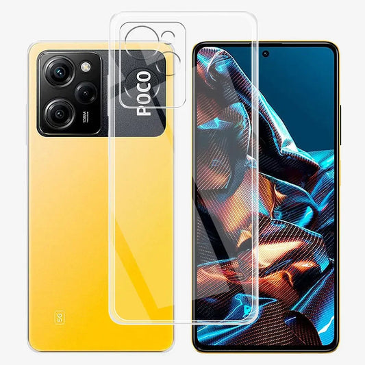 Coque transparente en Silicone TPU pour Xiaomi