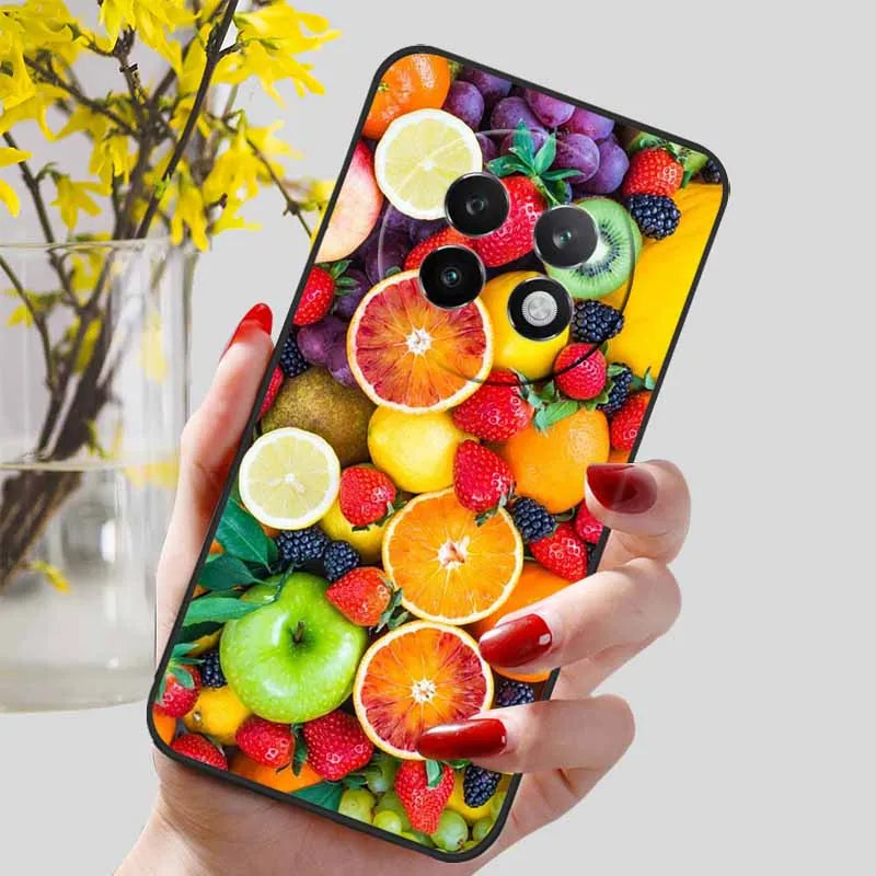Pare-chocs souple en silicone pour Realme 13 Plus