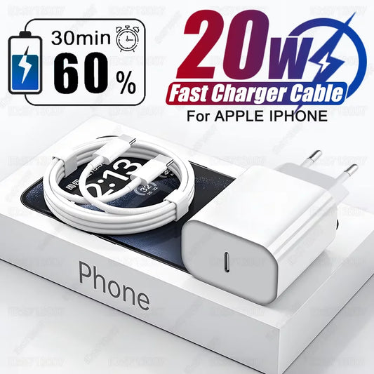 Bloc de chargeur mural USB Type C, charge rapide 20w