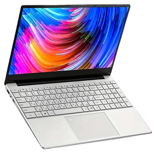 AKPAD Écran IPS 15,6 pouces pour ordinateur portable 16 Go de RAM 2 To SSD Intel Celeron 11e génération N5095 Windows 11 Pro - PC portable de bureau
