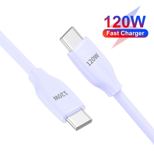 PD 120W charge rapide Type C à Type C