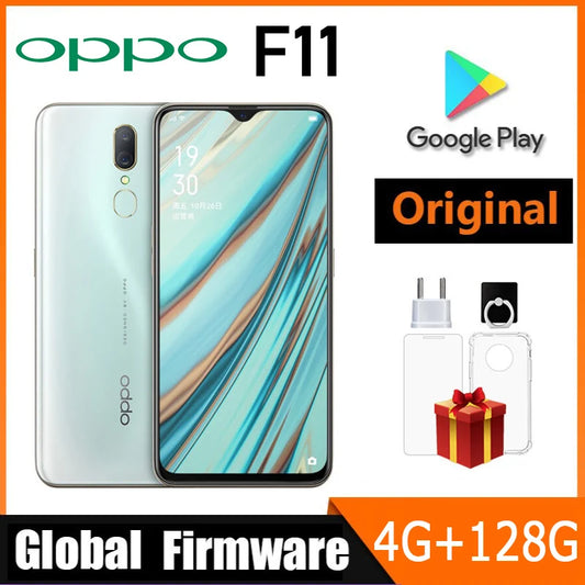 OPPO F11  firmware mondial CPU Helio P70 4020 mAh batterie 6.53 pouces caméra arrière 16MP téléphone utilisé