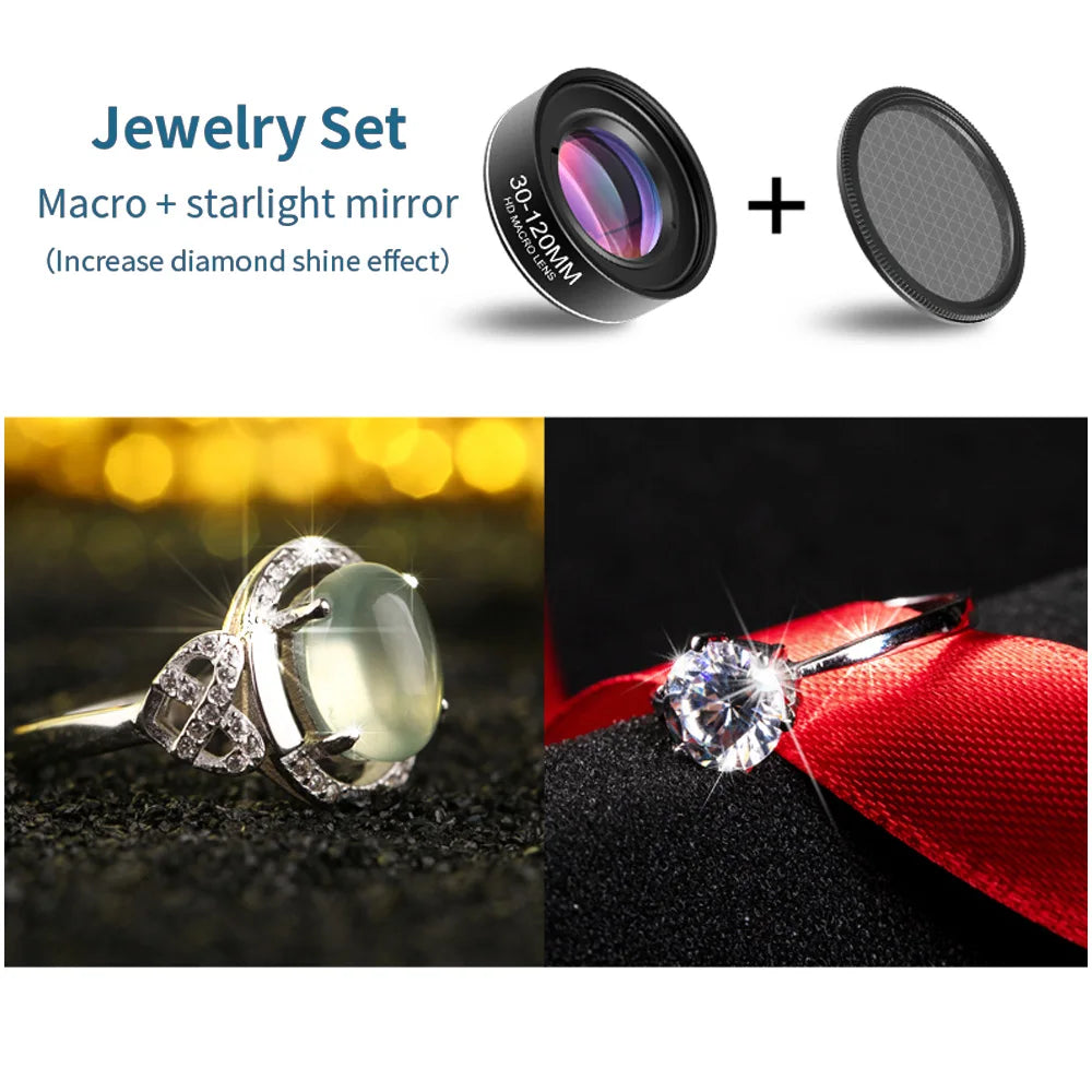 Objectif Macro longue Distance 30-120mm, Clip universel professionnel