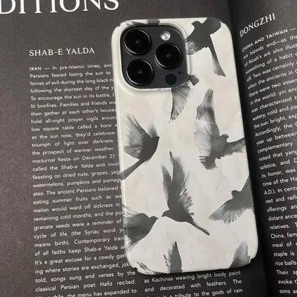Coque de Iphone créative INS Flying White Pigeon Chic