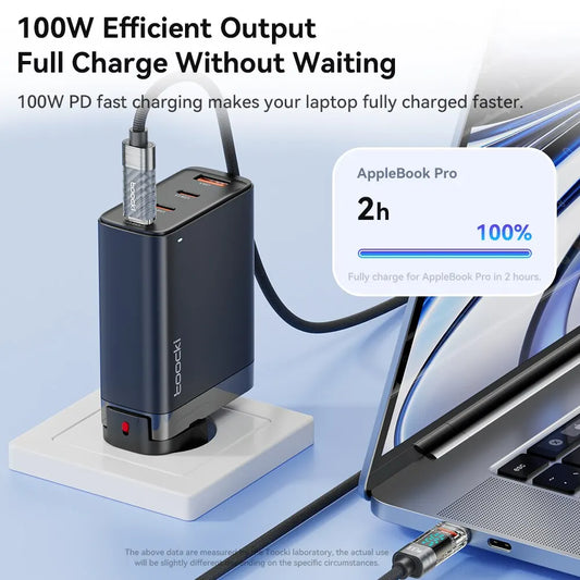 Toocki-Câble USB Type-C vers Type-C, 100W