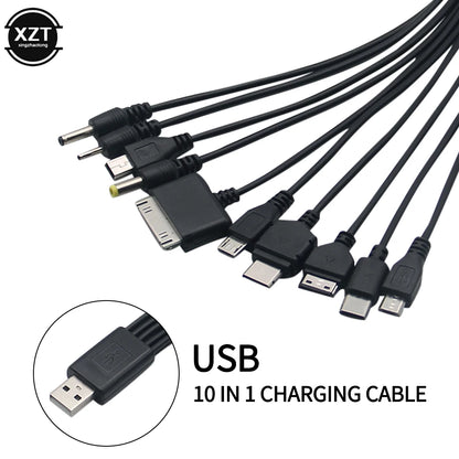 Câbles chargeur micro USB 10 en 1