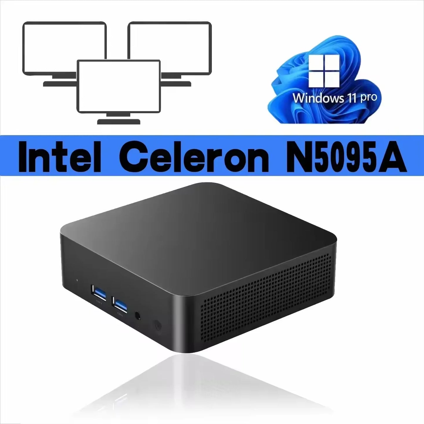 2025 nouveau Windows 11 Intel N5095A/I9-8590HK ordinateur de bureau/à usage domestique BT5.2 Mini PC 16GB 2TB SSD Mini PC de jeu Portable