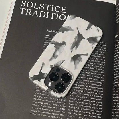 Coque de Iphone créative INS Flying White Pigeon Chic